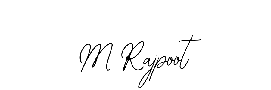 Similarly Bearetta-2O07w is the best handwritten signature design. Signature creator online .You can use it as an online autograph creator for name M Rajpoot. M Rajpoot signature style 12 images and pictures png