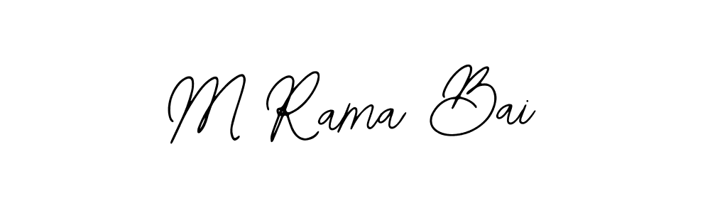 Make a beautiful signature design for name M Rama Bai. With this signature (Bearetta-2O07w) style, you can create a handwritten signature for free. M Rama Bai signature style 12 images and pictures png