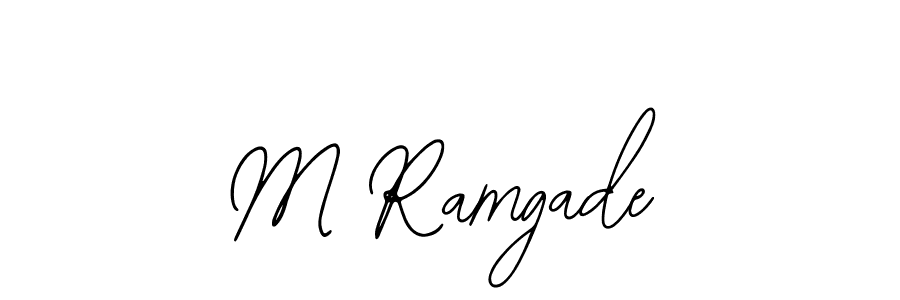 Best and Professional Signature Style for M Ramgade. Bearetta-2O07w Best Signature Style Collection. M Ramgade signature style 12 images and pictures png