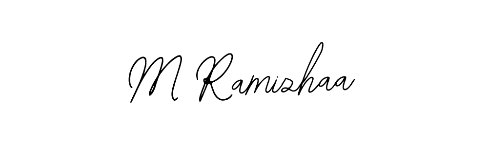 Once you've used our free online signature maker to create your best signature Bearetta-2O07w style, it's time to enjoy all of the benefits that M Ramizhaa name signing documents. M Ramizhaa signature style 12 images and pictures png