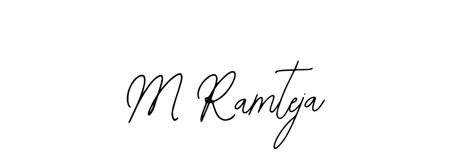 Once you've used our free online signature maker to create your best signature Bearetta-2O07w style, it's time to enjoy all of the benefits that M Ramteja name signing documents. M Ramteja signature style 12 images and pictures png