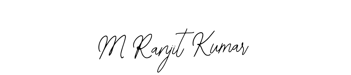 How to Draw M Ranjit Kumar signature style? Bearetta-2O07w is a latest design signature styles for name M Ranjit Kumar. M Ranjit Kumar signature style 12 images and pictures png