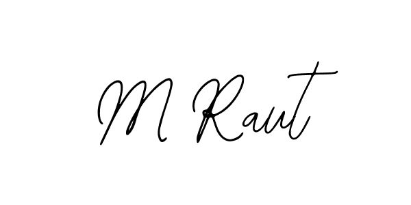 The best way (Bearetta-2O07w) to make a short signature is to pick only two or three words in your name. The name M Raut include a total of six letters. For converting this name. M Raut signature style 12 images and pictures png