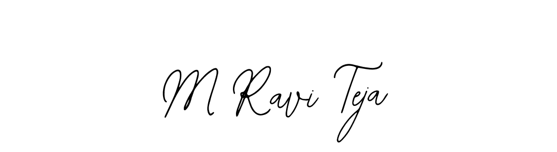 How to make M Ravi Teja signature? Bearetta-2O07w is a professional autograph style. Create handwritten signature for M Ravi Teja name. M Ravi Teja signature style 12 images and pictures png