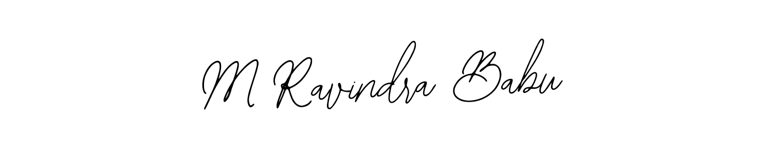 Make a beautiful signature design for name M Ravindra Babu. Use this online signature maker to create a handwritten signature for free. M Ravindra Babu signature style 12 images and pictures png