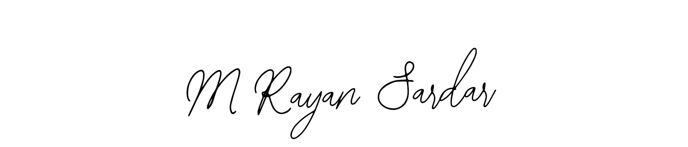 Make a short M Rayan Sardar signature style. Manage your documents anywhere anytime using Bearetta-2O07w. Create and add eSignatures, submit forms, share and send files easily. M Rayan Sardar signature style 12 images and pictures png