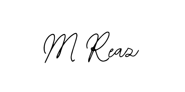 You should practise on your own different ways (Bearetta-2O07w) to write your name (M Reaz) in signature. don't let someone else do it for you. M Reaz signature style 12 images and pictures png