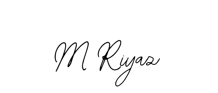 The best way (Bearetta-2O07w) to make a short signature is to pick only two or three words in your name. The name M Riyaz include a total of six letters. For converting this name. M Riyaz signature style 12 images and pictures png