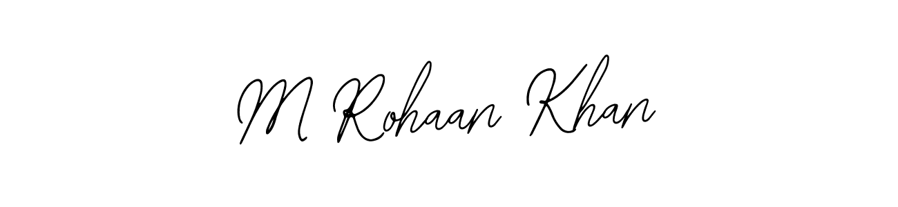 if you are searching for the best signature style for your name M Rohaan Khan. so please give up your signature search. here we have designed multiple signature styles  using Bearetta-2O07w. M Rohaan Khan signature style 12 images and pictures png