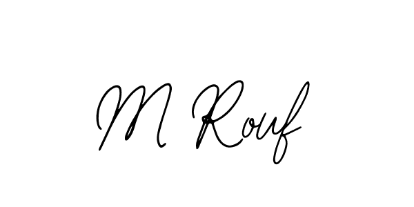 Similarly Bearetta-2O07w is the best handwritten signature design. Signature creator online .You can use it as an online autograph creator for name M Rouf. M Rouf signature style 12 images and pictures png