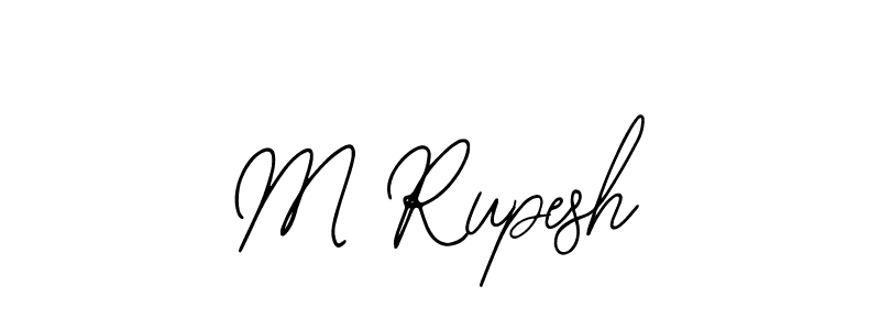 It looks lik you need a new signature style for name M Rupesh. Design unique handwritten (Bearetta-2O07w) signature with our free signature maker in just a few clicks. M Rupesh signature style 12 images and pictures png