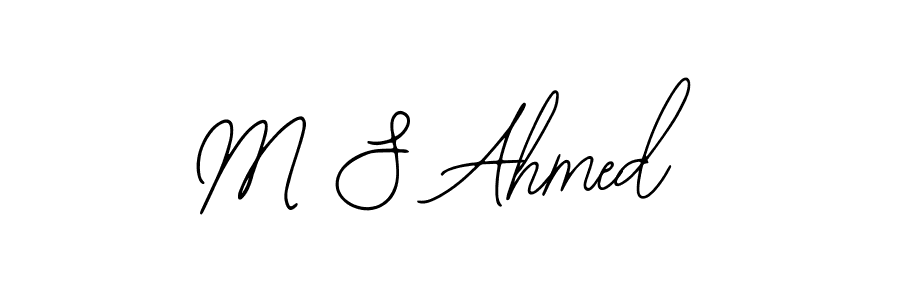 Make a beautiful signature design for name M S Ahmed. Use this online signature maker to create a handwritten signature for free. M S Ahmed signature style 12 images and pictures png