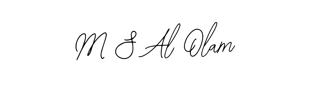 Use a signature maker to create a handwritten signature online. With this signature software, you can design (Bearetta-2O07w) your own signature for name M S Al Olam. M S Al Olam signature style 12 images and pictures png