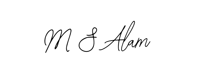 How to make M S Alam signature? Bearetta-2O07w is a professional autograph style. Create handwritten signature for M S Alam name. M S Alam signature style 12 images and pictures png