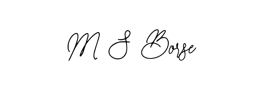 How to make M S Borse signature? Bearetta-2O07w is a professional autograph style. Create handwritten signature for M S Borse name. M S Borse signature style 12 images and pictures png
