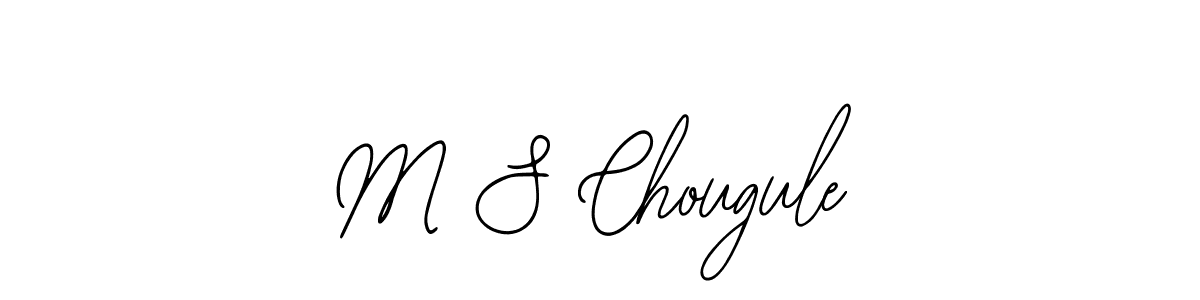 if you are searching for the best signature style for your name M S Chougule. so please give up your signature search. here we have designed multiple signature styles  using Bearetta-2O07w. M S Chougule signature style 12 images and pictures png