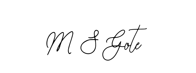 Also You can easily find your signature by using the search form. We will create M S Gote name handwritten signature images for you free of cost using Bearetta-2O07w sign style. M S Gote signature style 12 images and pictures png