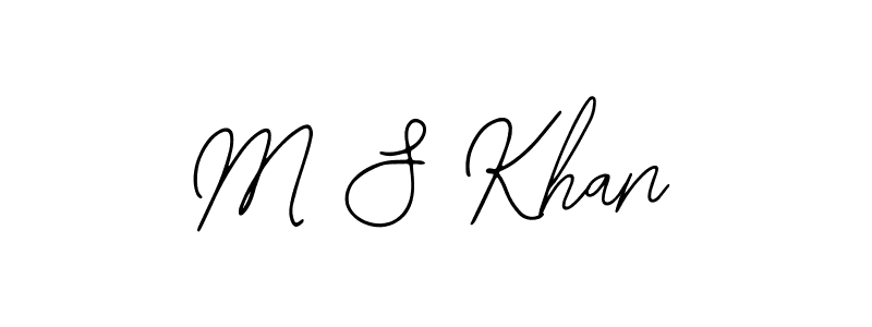 How to make M S Khan signature? Bearetta-2O07w is a professional autograph style. Create handwritten signature for M S Khan name. M S Khan signature style 12 images and pictures png