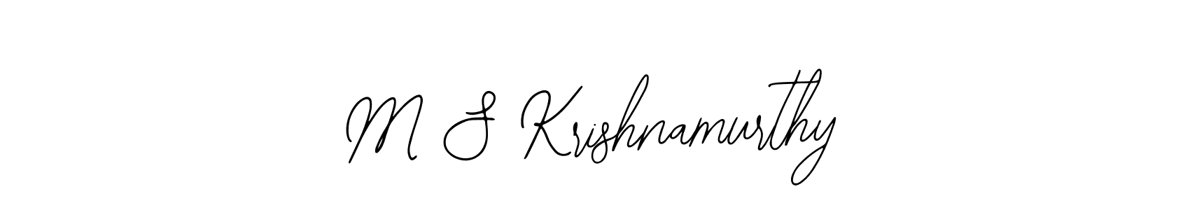 Also You can easily find your signature by using the search form. We will create M S Krishnamurthy name handwritten signature images for you free of cost using Bearetta-2O07w sign style. M S Krishnamurthy signature style 12 images and pictures png