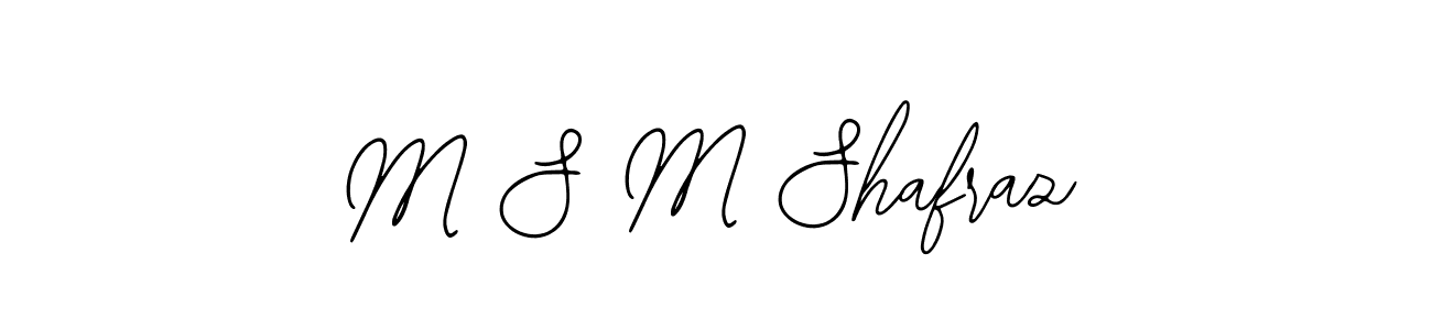 Use a signature maker to create a handwritten signature online. With this signature software, you can design (Bearetta-2O07w) your own signature for name M S M Shafraz. M S M Shafraz signature style 12 images and pictures png