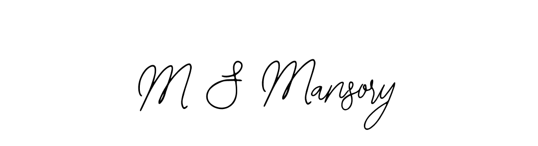 Use a signature maker to create a handwritten signature online. With this signature software, you can design (Bearetta-2O07w) your own signature for name M S Mansory. M S Mansory signature style 12 images and pictures png