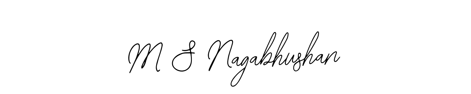 Make a beautiful signature design for name M S Nagabhushan. Use this online signature maker to create a handwritten signature for free. M S Nagabhushan signature style 12 images and pictures png