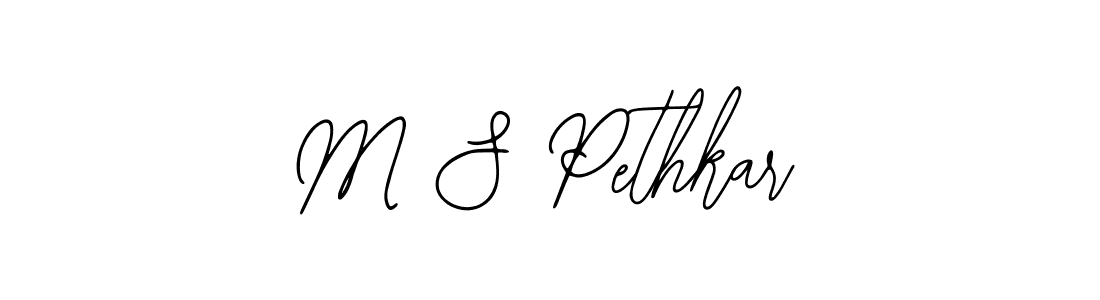 Similarly Bearetta-2O07w is the best handwritten signature design. Signature creator online .You can use it as an online autograph creator for name M S Pethkar. M S Pethkar signature style 12 images and pictures png