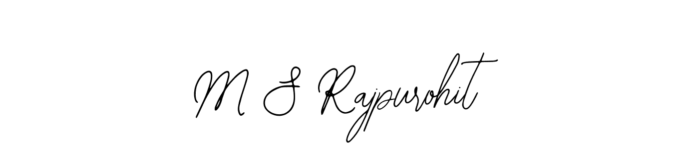 You should practise on your own different ways (Bearetta-2O07w) to write your name (M S Rajpurohit) in signature. don't let someone else do it for you. M S Rajpurohit signature style 12 images and pictures png