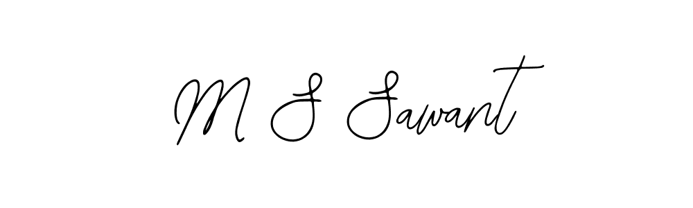 Also we have M S Sawant name is the best signature style. Create professional handwritten signature collection using Bearetta-2O07w autograph style. M S Sawant signature style 12 images and pictures png