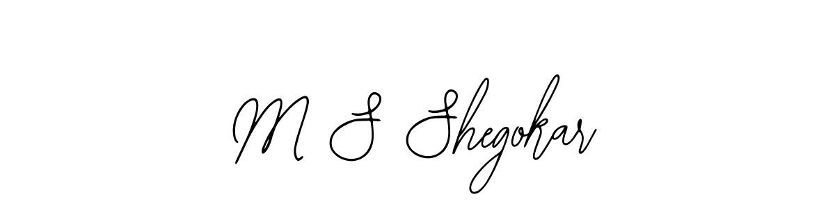Similarly Bearetta-2O07w is the best handwritten signature design. Signature creator online .You can use it as an online autograph creator for name M S Shegokar. M S Shegokar signature style 12 images and pictures png
