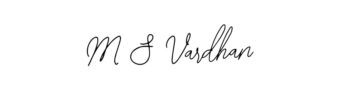 This is the best signature style for the M S Vardhan name. Also you like these signature font (Bearetta-2O07w). Mix name signature. M S Vardhan signature style 12 images and pictures png