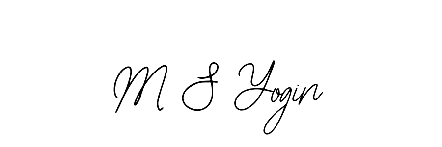 It looks lik you need a new signature style for name M S Yogin. Design unique handwritten (Bearetta-2O07w) signature with our free signature maker in just a few clicks. M S Yogin signature style 12 images and pictures png