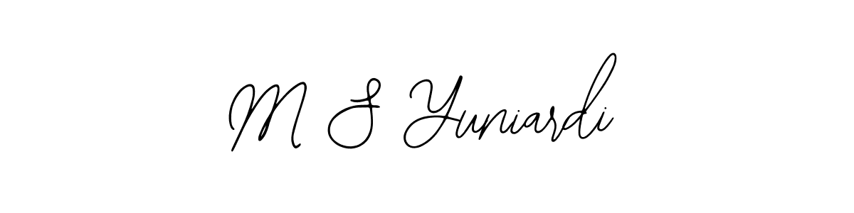 Also You can easily find your signature by using the search form. We will create M S Yuniardi name handwritten signature images for you free of cost using Bearetta-2O07w sign style. M S Yuniardi signature style 12 images and pictures png