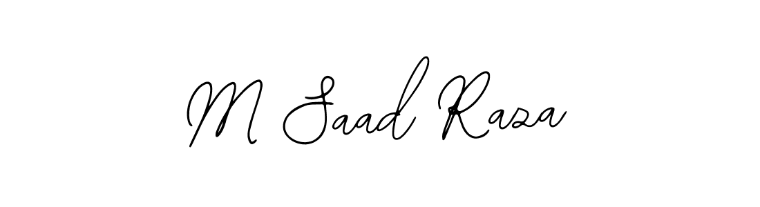 Also You can easily find your signature by using the search form. We will create M Saad Raza name handwritten signature images for you free of cost using Bearetta-2O07w sign style. M Saad Raza signature style 12 images and pictures png