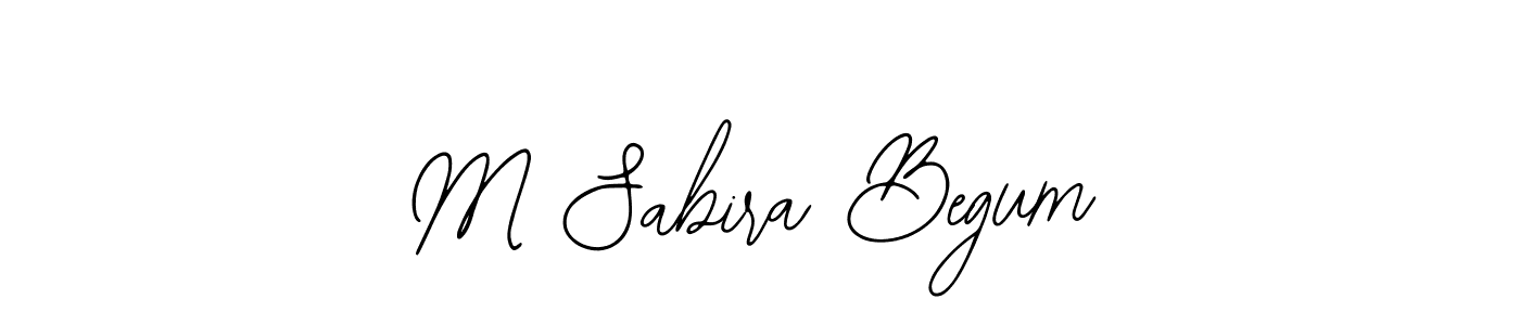 Also we have M Sabira Begum name is the best signature style. Create professional handwritten signature collection using Bearetta-2O07w autograph style. M Sabira Begum signature style 12 images and pictures png