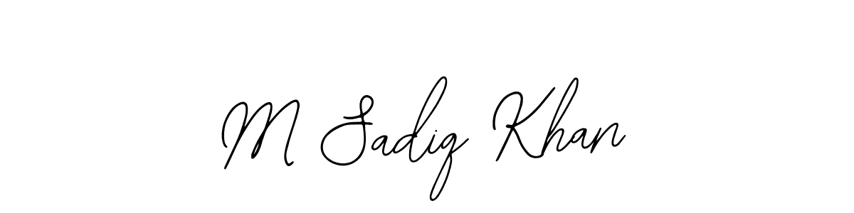 Also You can easily find your signature by using the search form. We will create M Sadiq Khan name handwritten signature images for you free of cost using Bearetta-2O07w sign style. M Sadiq Khan signature style 12 images and pictures png