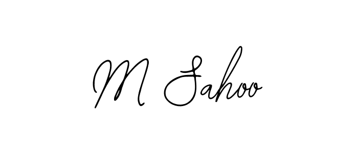 How to make M Sahoo signature? Bearetta-2O07w is a professional autograph style. Create handwritten signature for M Sahoo name. M Sahoo signature style 12 images and pictures png