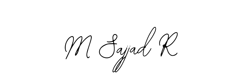 M Sajjad R stylish signature style. Best Handwritten Sign (Bearetta-2O07w) for my name. Handwritten Signature Collection Ideas for my name M Sajjad R. M Sajjad R signature style 12 images and pictures png