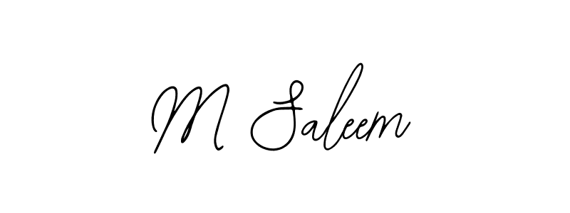 Best and Professional Signature Style for M Saleem. Bearetta-2O07w Best Signature Style Collection. M Saleem signature style 12 images and pictures png