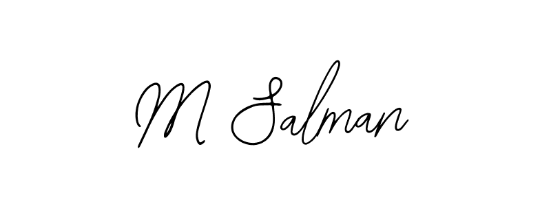 How to make M Salman signature? Bearetta-2O07w is a professional autograph style. Create handwritten signature for M Salman name. M Salman signature style 12 images and pictures png