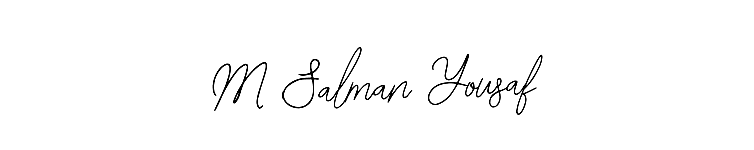 Make a short M Salman Yousaf signature style. Manage your documents anywhere anytime using Bearetta-2O07w. Create and add eSignatures, submit forms, share and send files easily. M Salman Yousaf signature style 12 images and pictures png