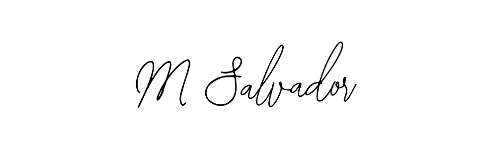 How to Draw M Salvador signature style? Bearetta-2O07w is a latest design signature styles for name M Salvador. M Salvador signature style 12 images and pictures png