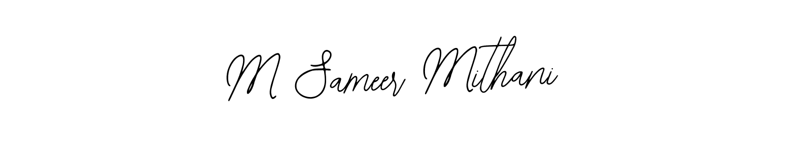 Make a short M Sameer Mithani signature style. Manage your documents anywhere anytime using Bearetta-2O07w. Create and add eSignatures, submit forms, share and send files easily. M Sameer Mithani signature style 12 images and pictures png
