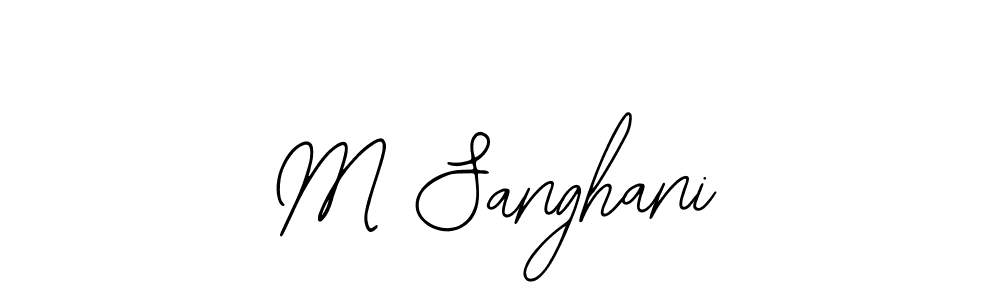 You can use this online signature creator to create a handwritten signature for the name M Sanghani. This is the best online autograph maker. M Sanghani signature style 12 images and pictures png