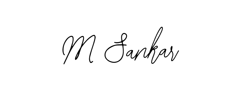 Also we have M Sankar name is the best signature style. Create professional handwritten signature collection using Bearetta-2O07w autograph style. M Sankar signature style 12 images and pictures png