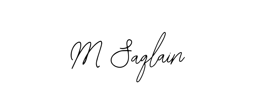 It looks lik you need a new signature style for name M Saqlain. Design unique handwritten (Bearetta-2O07w) signature with our free signature maker in just a few clicks. M Saqlain signature style 12 images and pictures png