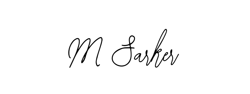 Use a signature maker to create a handwritten signature online. With this signature software, you can design (Bearetta-2O07w) your own signature for name M Sarker. M Sarker signature style 12 images and pictures png