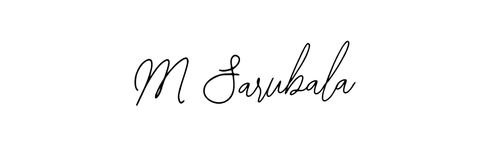 Once you've used our free online signature maker to create your best signature Bearetta-2O07w style, it's time to enjoy all of the benefits that M Sarubala name signing documents. M Sarubala signature style 12 images and pictures png