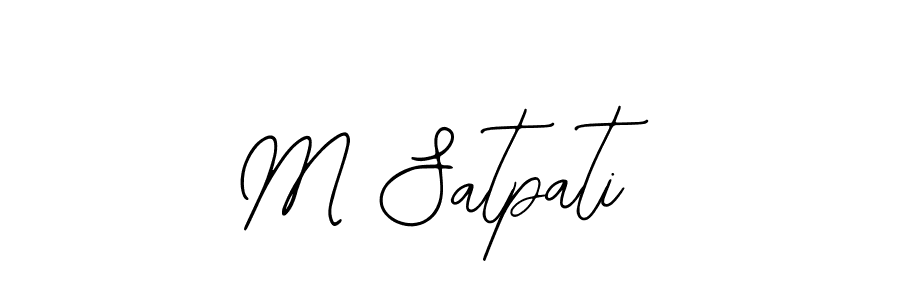 You can use this online signature creator to create a handwritten signature for the name M Satpati. This is the best online autograph maker. M Satpati signature style 12 images and pictures png