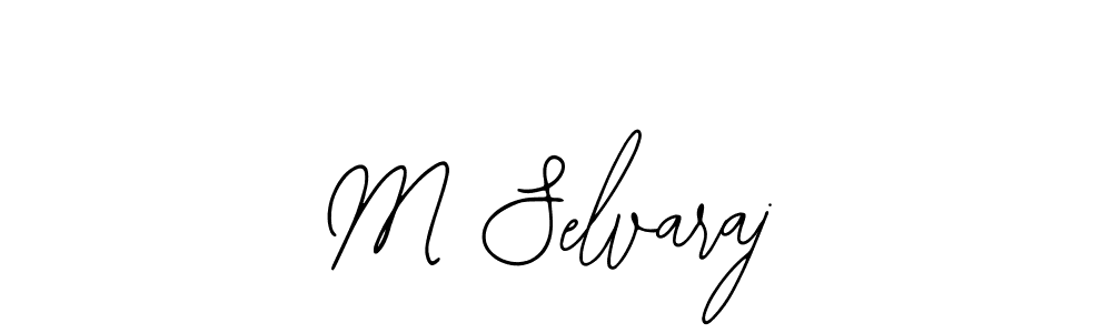 It looks lik you need a new signature style for name M Selvaraj. Design unique handwritten (Bearetta-2O07w) signature with our free signature maker in just a few clicks. M Selvaraj signature style 12 images and pictures png